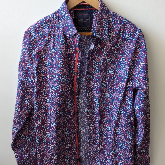 Across the Pond Button Down Shirt Size Large - Picture 1 of 2